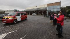 Caravana humanitaria de bomberos y Policía de A Coruña rumbo a Ucrania