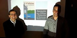 <span lang= es-es >Nuevo logo de A Solaina</span>. Ayer tambi�n se present� el nuevo logotipo del colectivo, realizado por Andr�s Dacosta Mart�nez.