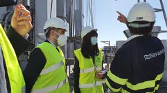 Bel�n Gualda, ahora presidenta de SEPI, en su visita a Navantia Ferrol