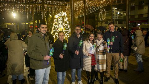 Encendido del alumbrado de Navidad en Porto do Son.
