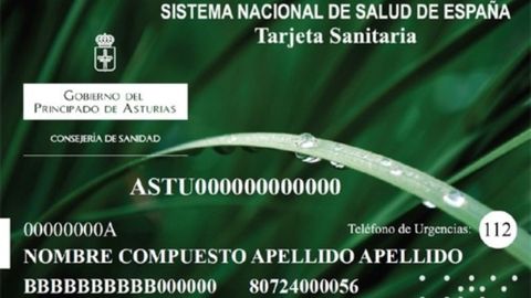 Tarjeta sanitaria de Asturias