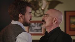 Miguel Canalejo e Miguel Borines, nunha secuencia de  M�todo Criminal 