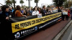 Concentraci�n de Fademga en A Coru�a.