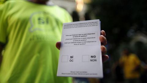 Papeleta del referendo ilegal