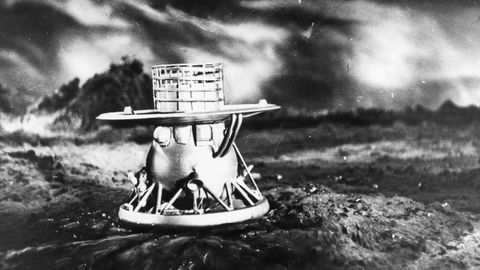 La sonda soviética Venere 9, enviada al espacio en 1975, similar a la Cosmos 482 y parte de la misma misión