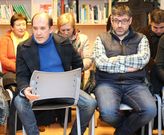Mato Fondo e Pepe Albor�s, onte en Ponteceso. 