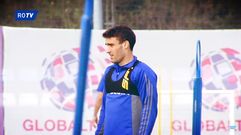 Jorge Ortiz durante un entrenamiento con su chaleco GPS