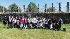 Acto de despedida de los alumnos de segundo de bachillerato del instituto de A Pobra