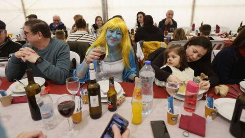 Cocido por San Fidel baixo a carpa do Carril