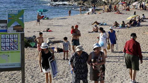 Playa de Concheira en Baiona