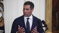 El alcalde de Miami, Francis Su�rez, en el Sal�n Este de la Casa Blanca, en EE. UU., el 20 de enero de 2023.