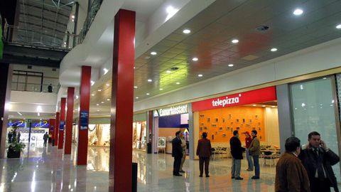 El centro comercial, el día de su inauguración