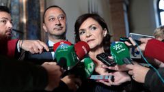 La vicepresidenta del Gobierno, Carmen Calvo