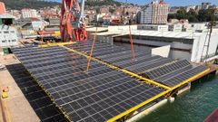 Plataforma solar flotante de Astilleros San Enrique