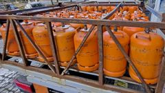 En una imagen de archivo, bombonas de gas butano