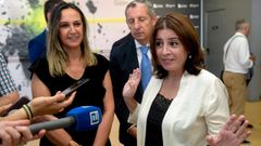 Adriana Lastra, en la Feria de Nuestras