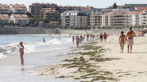 Playa de Baltar, en Sanxenxo