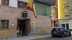 Comisara de la Polica Nacional de Alcira, a donde fueron trasladados los detenidos