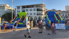 La fiesta con hinchables fue todo un �xito