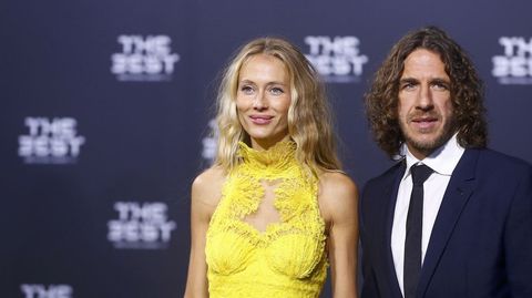 Vanesa Lorenzo y Carles Puyol