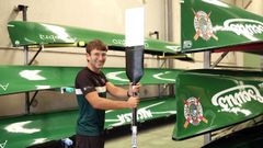 O remeiro (na sede do club) ve a Rianxo e Perillo como os m�ximos rivais polo ascenso.