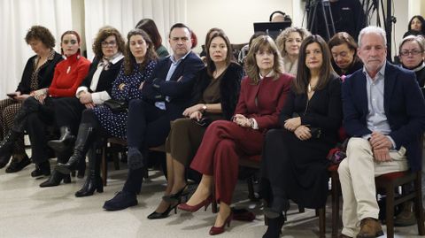 Las finalistas entre el p�blico en el acto de entrega de premios.