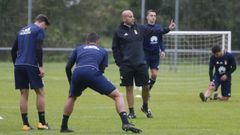 Javi Rozada Real Oviedo Vetusta Requexon.Javi Rozada, durante un entrenamiento del Vetusta