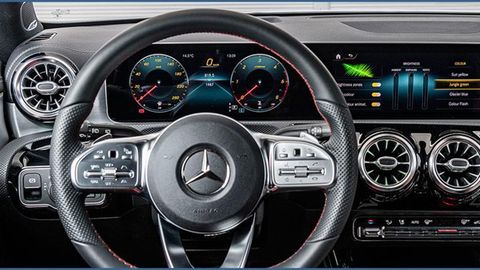 Interior del nuevo Mercedes Clase A 
