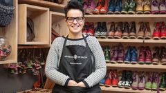 Elena Ferro, zoqueira de Merza (Vila de Cruces)