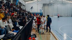 La selecci�n espa�ola estuvo bien arropada en el Anexo de Os Remedios