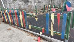 Los da�os se produjeron durante la celebraci�n de las fiestas de San Cristovo