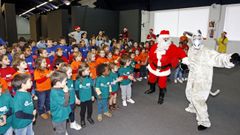 Imagen de archivo de un campamento navide�o en Vigo