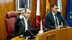 Abel Caballero en un pleno municipal