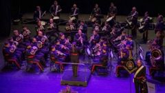 En imagen de archivo, concierto de la Banda Naval de Viveiro