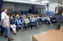 Los alumnos del Bay�n recibieron una charla sobre la tem�tica. 