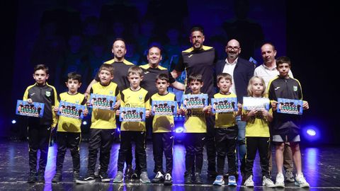 Un momento de la XIV edicin de los Premios Lder del ftbol base lucense