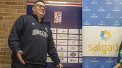 Epi, antes de la rueda de prensa previa al partido del viernes ante el Gipuzkoa Basket