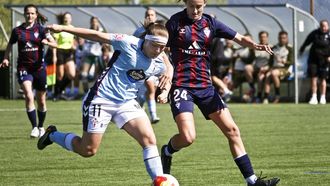 Ana Toubes marc� el segundo gol de As Celtas ante el Eibar B en A Madroa.