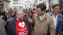 Pedro S�nchez visit� Lugo por �ltima vez en el a�o 2015.