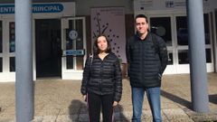 Ana Garc�a y Mart�n Fern�ndez, alumnos del IES Montecelo de Pontevedra que har�n pr�cticas de anatom�a patol�gica en un hospital de Chieti, en Italia