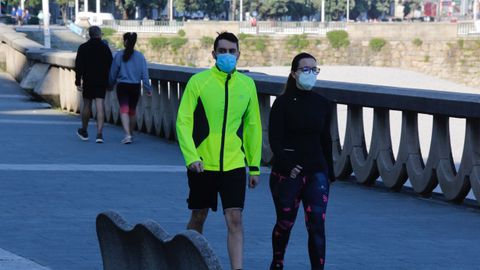 Imagen del paseo mar�timo de A Coru�a