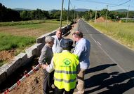Antonio Rodr�guez visit� las obras ayer junto al constructor Taboada.