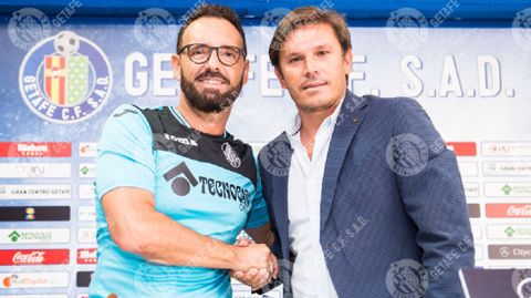 PEPE BORDAL�S EN SU PRESENTACI�N CON EL GETAFE