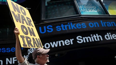 Protestas en Estados Unidos contra una guerra