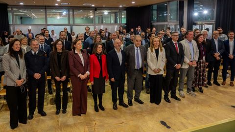 Representantes del sector en el encuentro Jornada Estratgica del Ecosistema Industrial Gallego en Defensa.