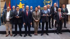 Homenaje en la FEMP a once alcaldes que fueron elegidos en las primeras elecciones democrticas de 1979 y siguen en el cargo.