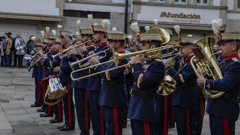 Actos de la Guardia Real en Lugo: desfile en Santa Mar�a