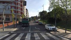Obras en la calle Castro Canseco de la capital ourensana