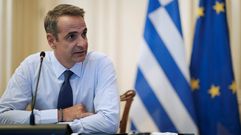 El primer ministro de Grecia en la rueda de prensa de este mi�rcoles