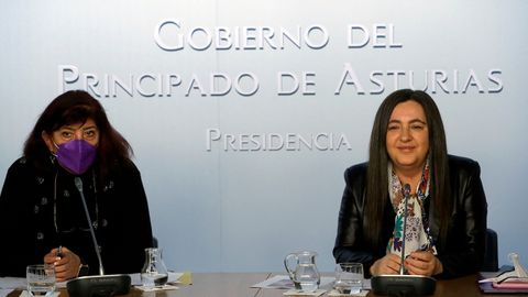 La directora general de Igualdad, Nuria Varela, junto a la coordinadora del Centro de Crisis para V�ctimas de Agresiones Sexuales, Victoria Carbajal.